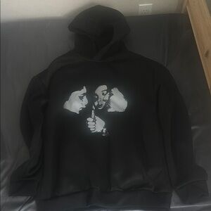 Graphic Black Hoodie